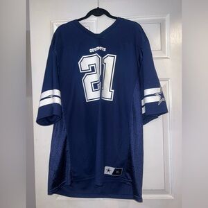Ezekiel Elliot Blue Dallas Cowboys Jersey Men’s XL